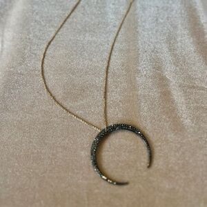 Crescent necklace 28 inch